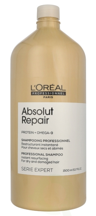L\'Oreal Serie Expert Absolut Repair Gold Quinoa Shampoo 1500 ml i gruppen HELSE OG SKJØNNHET / Hår & styling / Hårpleie / Sjampo hos TP E-commerce Nordic AB (D40994)