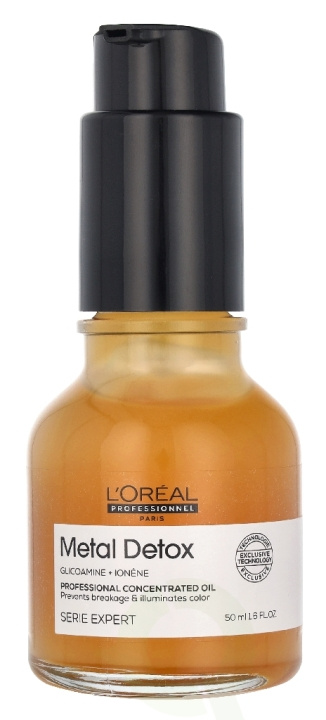 L\'Oreal Serie Expert Metal Detox Oil 50 ml Anti-Deprasit Protector Daily-Leave-In i gruppen HELSE OG SKJØNNHET / Hår & styling / Hårpleie / Hårolje hos TP E-commerce Nordic AB (D41008)
