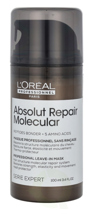 L\'Oreal Absolut Repair Molecular Leave-In Mask 100 ml i gruppen HELSE OG SKJØNNHET / Hår & styling / Hårpleie hos TP E-commerce Nordic AB (D41019)