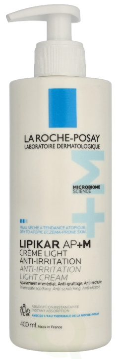 La Roche LRP Lipikar AP+M Anti-Irritation Light Cream 400 ml i gruppen HELSE OG SKJØNNHET / Hudpleie / Ansikt / Dagkrem hos TP E-commerce Nordic AB (D41029)