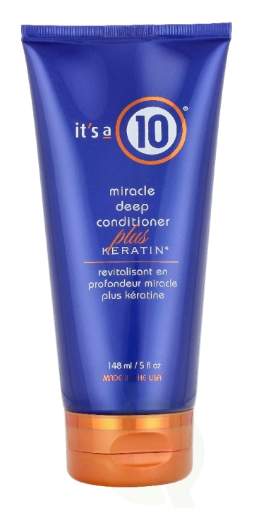 It\'s a 10 Miracle Deep Conditioner Plus Keratin 148 ml i gruppen HELSE OG SKJØNNHET / Hår & styling / Hårpleie / Balsam hos TP E-commerce Nordic AB (D41063)
