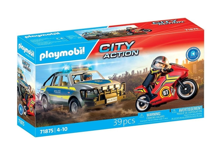 Playmobil Politijakt med pickup (71875) i gruppen LEKER, BARN OG BABY / Leker / Figurer, miniatyrer og tilbehør hos TP E-commerce Nordic AB (D41171)