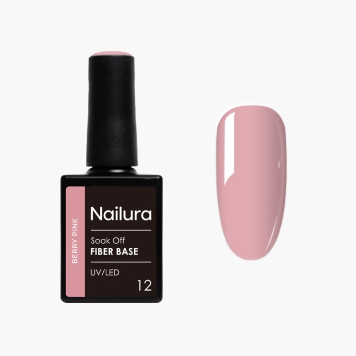Nailura Fiber Base – Berry Pink – 10 ml i gruppen HELSE OG SKJØNNHET / Manikyr/pedikyr / Neglesett hos TP E-commerce Nordic AB (D41239)