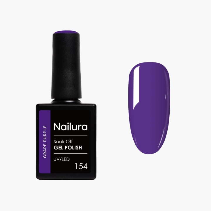 Nailura Gelpolish 154 – Grape Purple – 10 ml i gruppen HELSE OG SKJØNNHET / Manikyr/pedikyr / Neglelakk hos TP E-commerce Nordic AB (D41247)