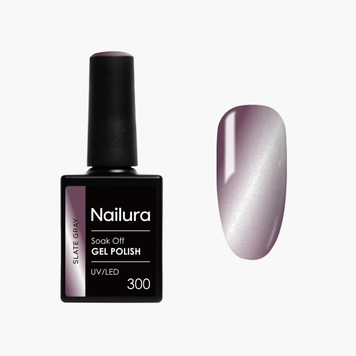 Nailura Gel Polish 300 – Skifergrå – 10 ml i gruppen HELSE OG SKJØNNHET / Manikyr/pedikyr / Neglelakk hos TP E-commerce Nordic AB (D41254)