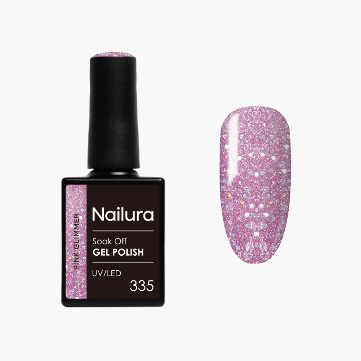 Nailura Gelpolish 335 – Pink Glimmer – 10 ml i gruppen HELSE OG SKJØNNHET / Manikyr/pedikyr / Neglelakk hos TP E-commerce Nordic AB (D41259)