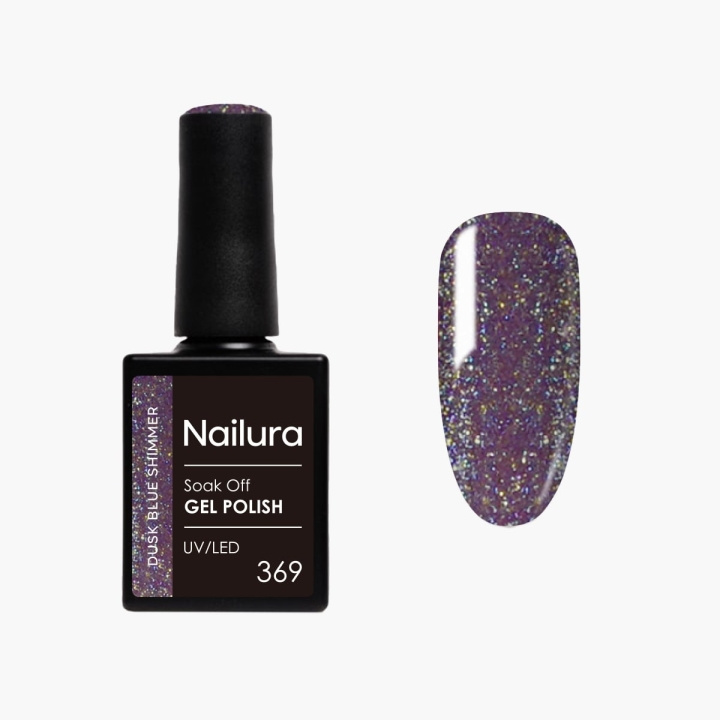 Nailura Gelpolish 369 – Dusk Blue Shimmer – 10 ml i gruppen HELSE OG SKJØNNHET / Manikyr/pedikyr / Neglelakk hos TP E-commerce Nordic AB (D41264)