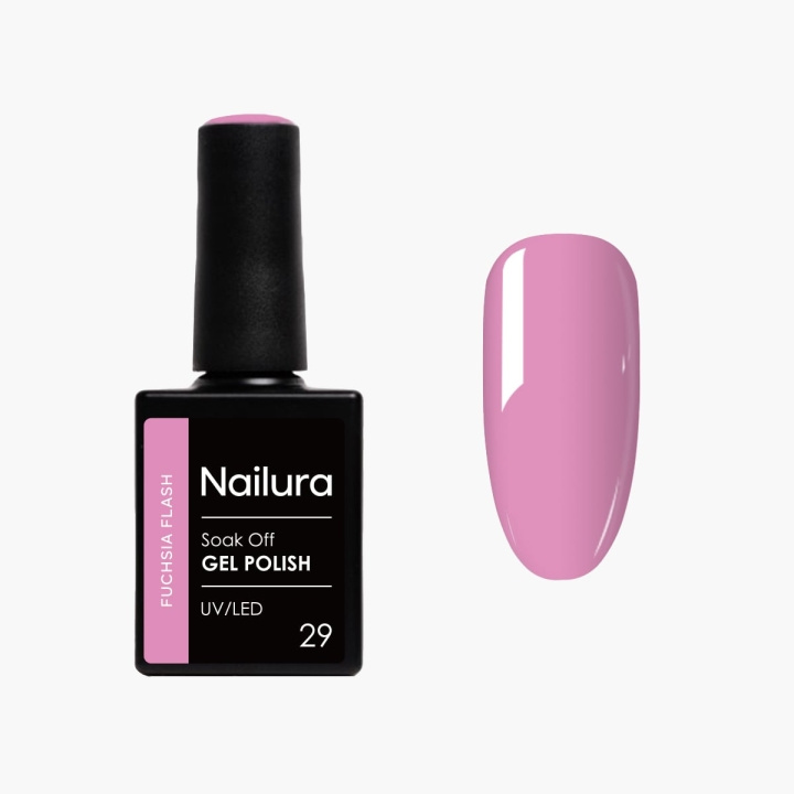 Nailura Gelpolish 29 – Fuchsia Flash – Fuchsia – 10 ml i gruppen HELSE OG SKJØNNHET / Manikyr/pedikyr / Neglelakk hos TP E-commerce Nordic AB (D41266)