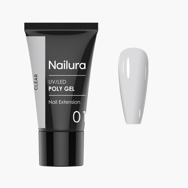 Nailura Poly Gel 1 – Klar – 30 ml i gruppen HELSE OG SKJØNNHET / Manikyr/pedikyr / Neglesett hos TP E-commerce Nordic AB (D41311)