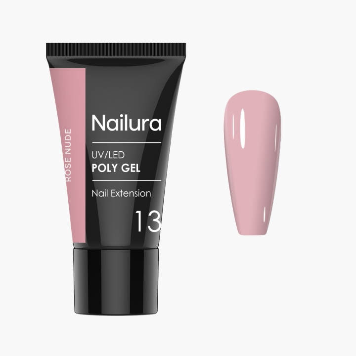 Nailura Poly Gel 13 – Rose Nude – 30 ml i gruppen HELSE OG SKJØNNHET / Manikyr/pedikyr / Neglelakk hos TP E-commerce Nordic AB (D41322)