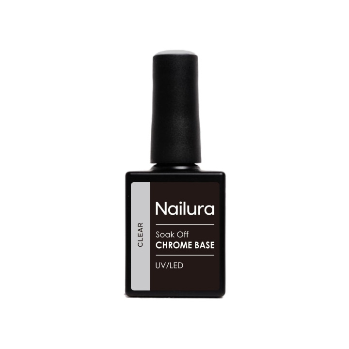 Nailura Chrome Base Clear Gel – Klar – 10 ml i gruppen HELSE OG SKJØNNHET / Manikyr/pedikyr / Neglesett hos TP E-commerce Nordic AB (D41332)