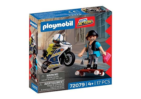 Playmobil Motorsykkeljakt (72079) i gruppen LEKER, BARN OG BABY / Leker / Figurer, miniatyrer og tilbehør hos TP E-commerce Nordic AB (D41359)