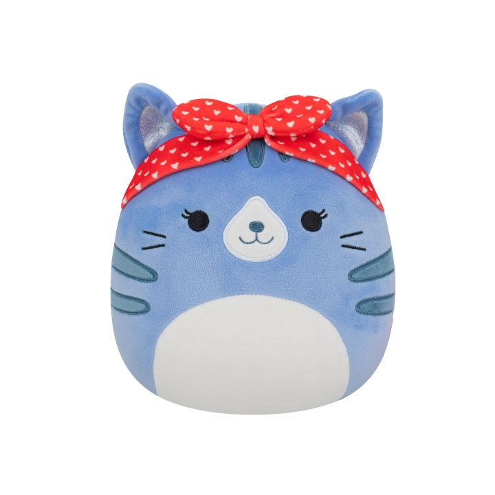 Squishmallows 19 cm Love – Carizma, den blå Tappy-katten i gruppen LEKER, BARN OG BABY / Babyleker (0-3 år) / Kosedyr hos TP E-commerce Nordic AB (D41388)