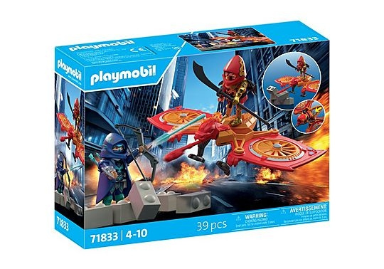Playmobil Heroes: Heltenes dronekamp mot den onde ninjaen (71833) i gruppen LEKER, BARN OG BABY / Leker / Figurer, miniatyrer og tilbehør hos TP E-commerce Nordic AB (D41411)