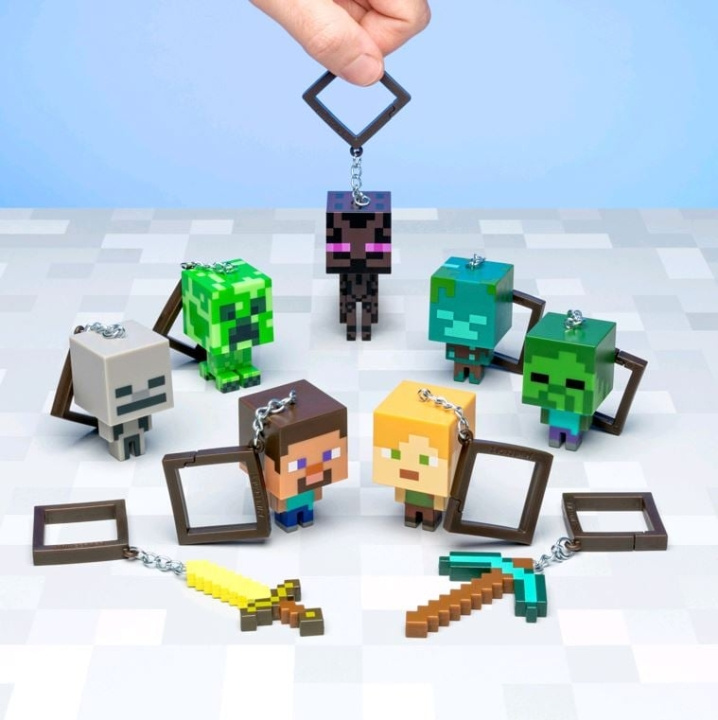 Paladone Minecraft Backpack Buddies ( blandet utvalg ) i gruppen LEKER, BARN OG BABY / Leker / Figurer, miniatyrer og tilbehør hos TP E-commerce Nordic AB (D41459)