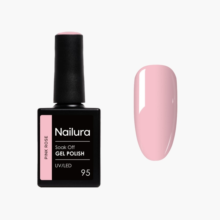 Nailura Gelpolish 95 – Pink Rose – 10 ml i gruppen HELSE OG SKJØNNHET / Manikyr/pedikyr / Neglelakk hos TP E-commerce Nordic AB (D41481)