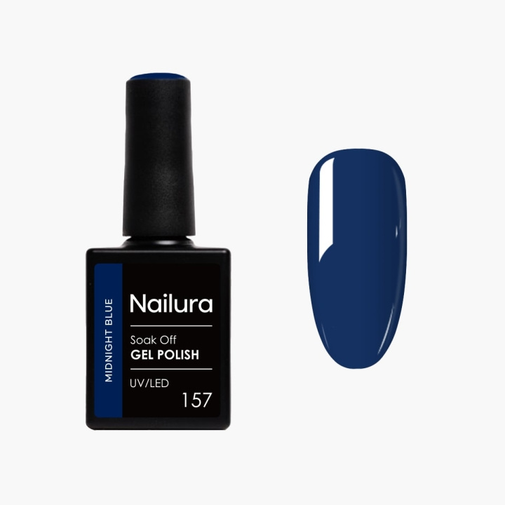 Nailura Gelpolish 157 – Midnight Blue – 10 ml i gruppen HELSE OG SKJØNNHET / Manikyr/pedikyr / Neglelakk hos TP E-commerce Nordic AB (D41503)