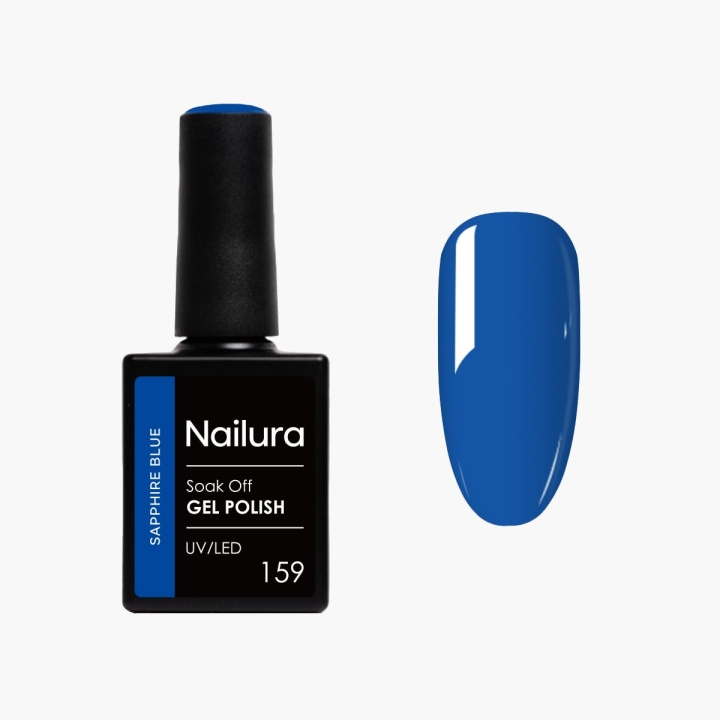 Nailura Gelpolish 159 – Safirblå – 10 ml i gruppen HELSE OG SKJØNNHET / Manikyr/pedikyr / Neglelakk hos TP E-commerce Nordic AB (D41504)