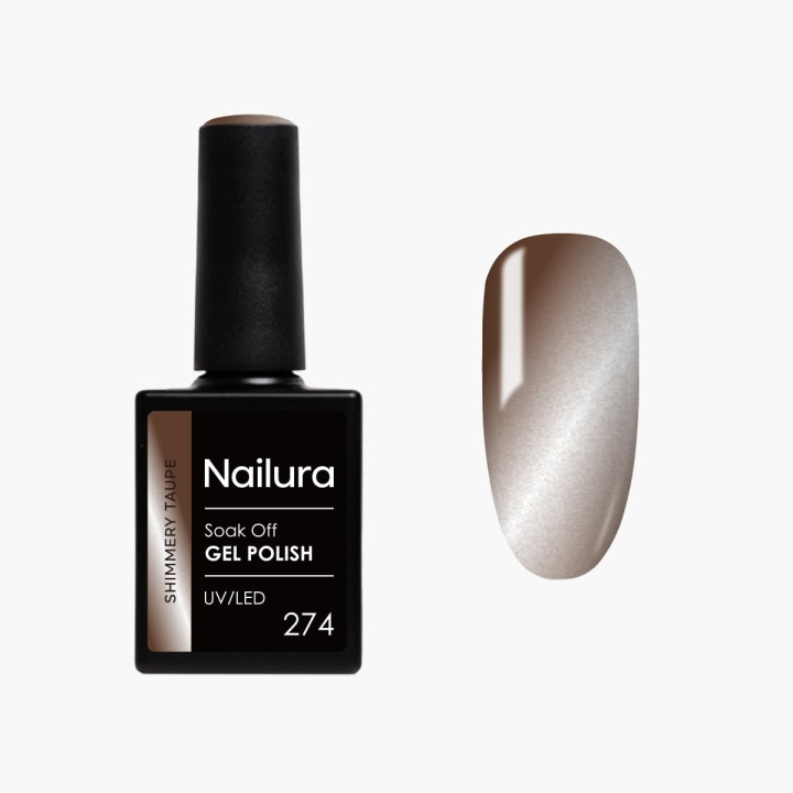 Nailura Gelpolish 274 – Shimmery Taupe – 10 ml i gruppen HELSE OG SKJØNNHET / Manikyr/pedikyr / Neglelakk hos TP E-commerce Nordic AB (D41538)