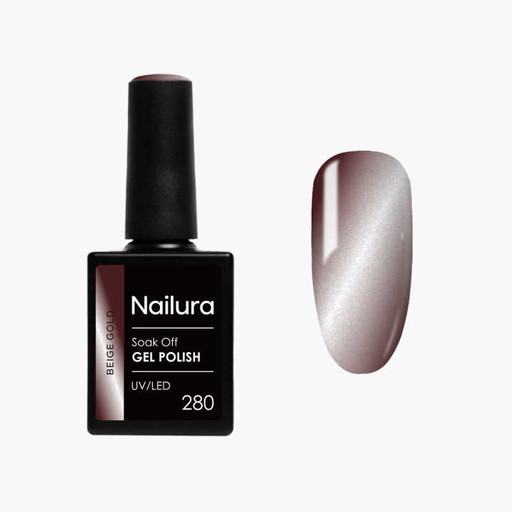 Nailura Gelpolish 280 – Beige Gold – 10 ml i gruppen HELSE OG SKJØNNHET / Manikyr/pedikyr / Neglelakk hos TP E-commerce Nordic AB (D41542)