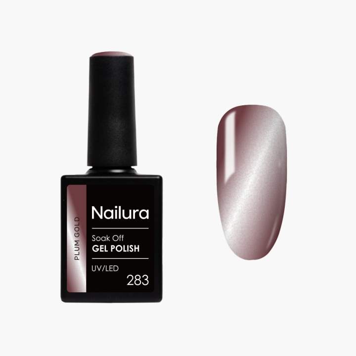 Nailura Gelpolish 283 – Plum Gold – 10 ml i gruppen HELSE OG SKJØNNHET / Manikyr/pedikyr / Neglelakk hos TP E-commerce Nordic AB (D41543)