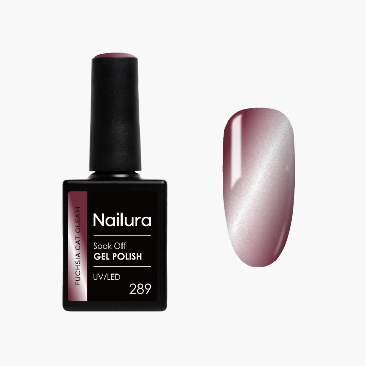 Nailura Gelpolish 289 Fuchsia Cat Gleam – Fuchsia – 10 ml i gruppen HELSE OG SKJØNNHET / Manikyr/pedikyr / Neglelakk hos TP E-commerce Nordic AB (D41546)