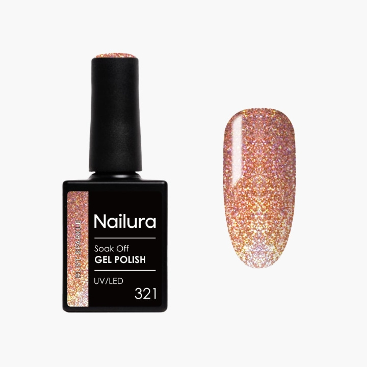 Nailura Gelpolish 321 – Rust Sparkle – 10 ml i gruppen HELSE OG SKJØNNHET / Manikyr/pedikyr / Neglelakk hos TP E-commerce Nordic AB (D41566)