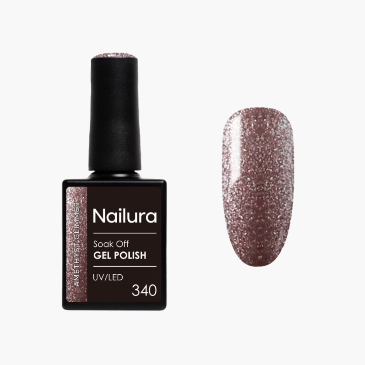 Nailura Gelpolish 340 – Amethyst Glimmer – 10 ml i gruppen HELSE OG SKJØNNHET / Manikyr/pedikyr / Neglelakk hos TP E-commerce Nordic AB (D41575)