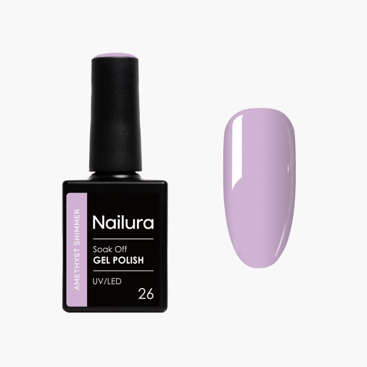 Nailura Gelpolish 26 – Amethyst Shimmer – Ametystlilla – 10 ml i gruppen HELSE OG SKJØNNHET / Manikyr/pedikyr / Neglelakk hos TP E-commerce Nordic AB (D41610)