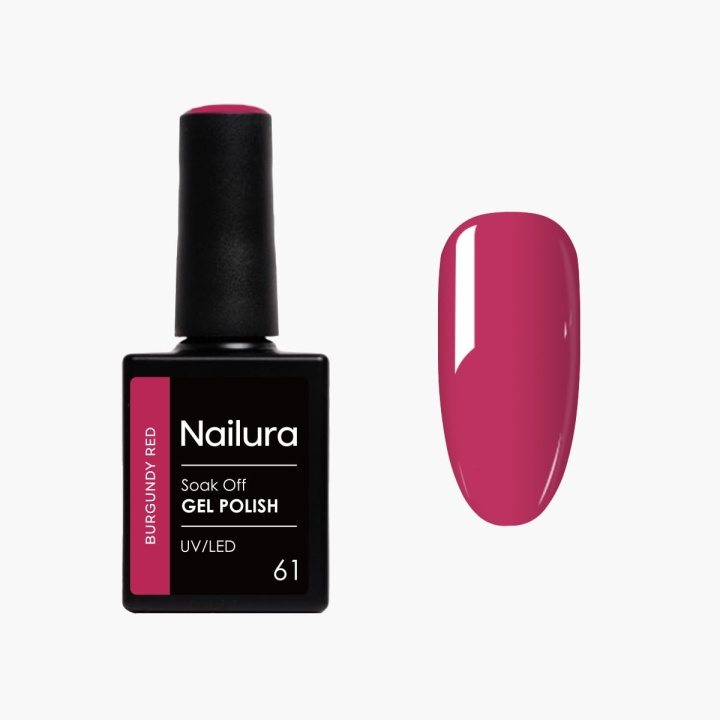 Nailura Gelpolish 61 – Burgunderrød – 10 ml i gruppen HELSE OG SKJØNNHET / Manikyr/pedikyr / Neglelakk hos TP E-commerce Nordic AB (D41620)