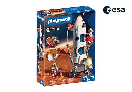 Playmobil ESA: Mars Research Rocket (72011) i gruppen LEKER, BARN OG BABY / Leker / Figurer, miniatyrer og tilbehør hos TP E-commerce Nordic AB (D41661)