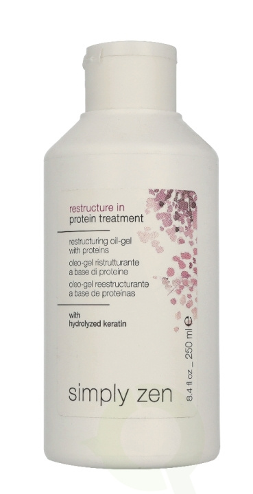 Simply Zen Restructure-In Protein Treatment 250 ml i gruppen HELSE OG SKJØNNHET / Hår & styling / Hårpleie hos TP E-commerce Nordic AB (D41667)