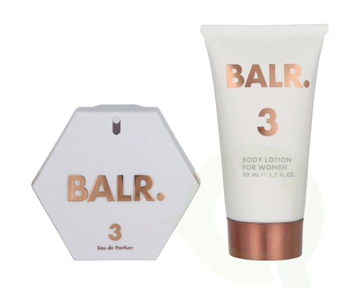 Balr. 3 FOR WOMEN Giftset 80 ml Holidays 21-22 - Edp Spray 30 ml/Body Lotion 50ml i gruppen HELSE OG SKJØNNHET / Duft og parfyme / Parfyme / Parfyme for henne hos TP E-commerce Nordic AB (D41684)