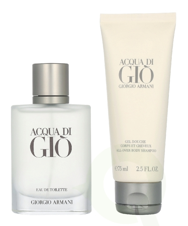Armani Acqua Di Gio Giftset 125 ml Edt Spray 50 ml/Shower gel 75 ml i gruppen HELSE OG SKJØNNHET / Duft og parfyme / Parfyme hos TP E-commerce Nordic AB (D41708)