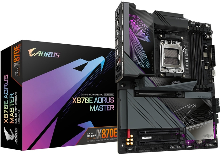 Gigabyte X870E AORUS MASTER ATX-hovedkort i gruppen Datautstyr / PC-Komponenter / Hovedkort hos TP E-commerce Nordic AB (D41740)