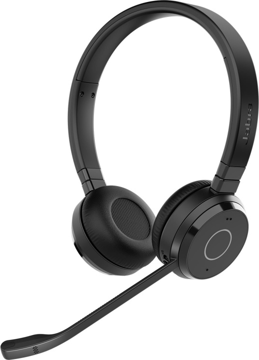 Jabra Evolve 65 TE Bluetooth-hodesett, MS, USB-A, stereo i gruppen Datautstyr / Datamaskin Tilbehør / Headset hos TP E-commerce Nordic AB (D41760)