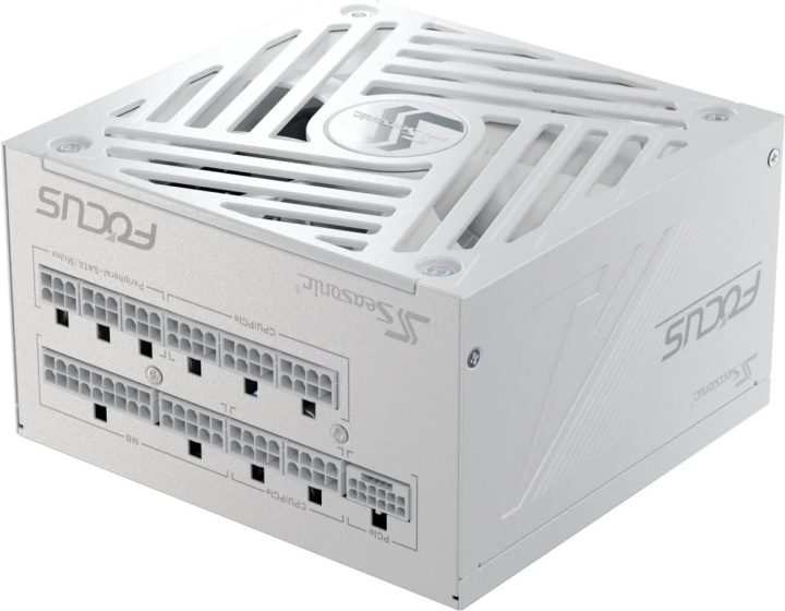 Seasonic FOCUS GX-850 ATX 3.1 (2024) strømforsyning, hvit, 850 W i gruppen Datautstyr / PC-Komponenter / Strømforsyning/PSU hos TP E-commerce Nordic AB (D41767)