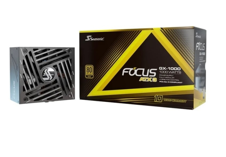 Seasonic FOCUS GX-1000 ATX 3.1 (2024) strømforsyning, svart, 1000 W i gruppen Datautstyr / PC-Komponenter / Strømforsyning/PSU hos TP E-commerce Nordic AB (D41770)
