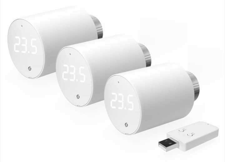 Shelly BLU TRV + BLU Gateway Gen3 smarttermostat, 3 stk. i gruppen HJEM, HUS OG HAGE / Smarthus / Smart plugs hos TP E-commerce Nordic AB (D41771)