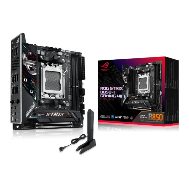 ASUS ROG STRIX B850-I GAMING WIFI AM5 Mini-ITX-hovedkort i gruppen Datautstyr / PC-Komponenter / Hovedkort hos TP E-commerce Nordic AB (D41794)