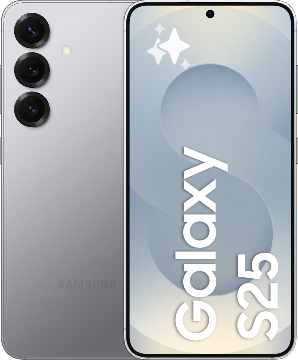 Samsung Galaxy S25 5G-telefon, 256/12 GB, Silver Shadow i gruppen SMARTTELEFON & NETTBRETT / Mobiltelefoner & smartphones hos TP E-commerce Nordic AB (D41809)