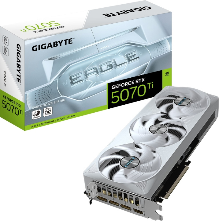Gigabyte GeForce RTX 5070 Ti EAGLE OC ICE SFF 16 GB grafikkort i gruppen Datautstyr / PC-Komponenter / Skjermkort hos TP E-commerce Nordic AB (D41821)