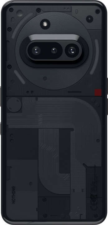 Nothing Phone (3a) telefon, 128/8 GB, svart i gruppen SMARTTELEFON & NETTBRETT / Mobiltelefoner & smartphones hos TP E-commerce Nordic AB (D41836)