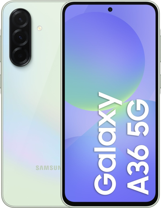 Samsung Galaxy A36 5G-telefon, 128/6 GB, lime i gruppen SMARTTELEFON & NETTBRETT / Mobiltelefoner & smartphones hos TP E-commerce Nordic AB (D41854)