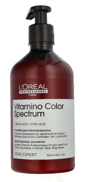 L\'Oreal Vitamino Color Spectrum Shampoo 500 ml i gruppen HELSE OG SKJØNNHET / Hår & styling / Hårpleie / Sjampo hos TP E-commerce Nordic AB (D41913)
