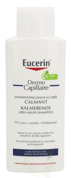 Eucerin Dermo Capillaire Calming Shampoo 250 ml 5% Urea i gruppen HELSE OG SKJØNNHET / Hår & styling / Hårpleie / Sjampo hos TP E-commerce Nordic AB (D41974)