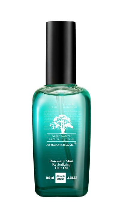 Arganmidas Rosemary Mint Revitalizing Hair Oil – 100 ml i gruppen HELSE OG SKJØNNHET / Hår & styling / Hårpleie / Hårolje hos TP E-commerce Nordic AB (D42325)