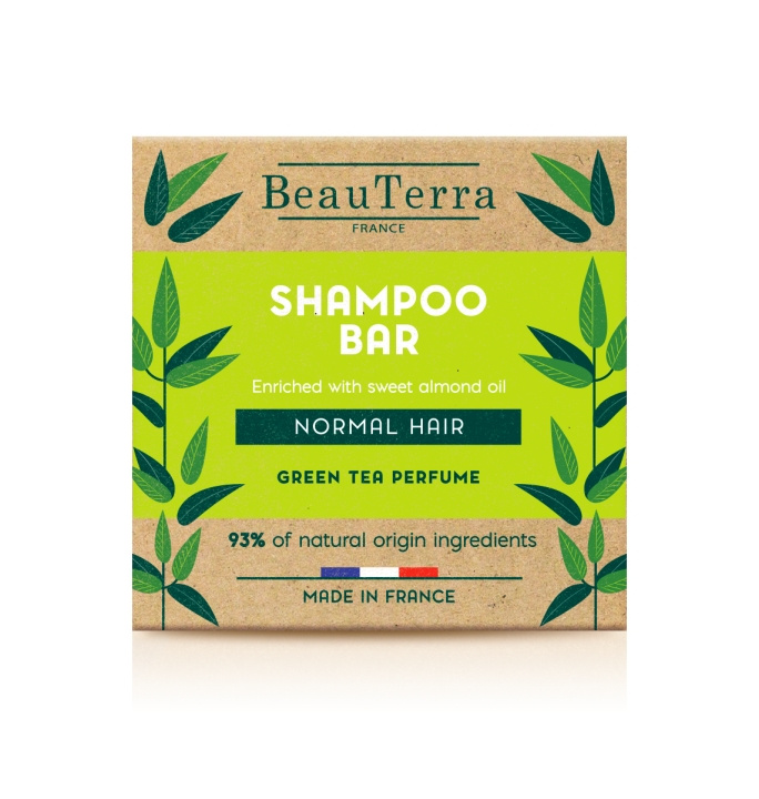 BeauTerra Shampoobar – Normalt hår – 75 g i gruppen HELSE OG SKJØNNHET / Hår & styling / Hårpleie / Sjampo hos TP E-commerce Nordic AB (D42374)