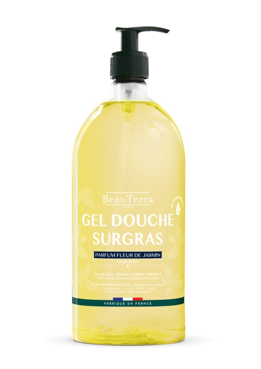 BeauTerra Ultra Rich Shower Gel – Fleur de Jasmin – 1 l i gruppen HELSE OG SKJØNNHET / Hudpleie / Kroppspleie / Bad- og dusjkrem hos TP E-commerce Nordic AB (D42378)