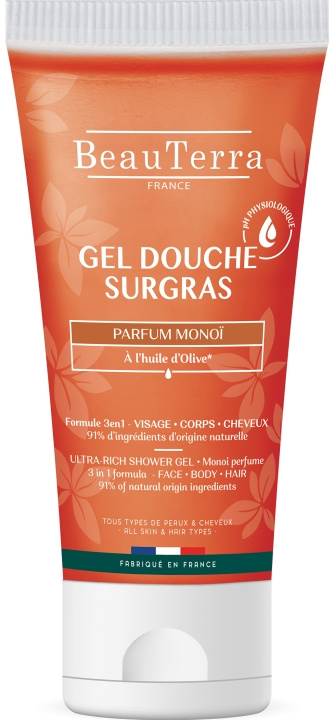 BeauTerra Ultra Rich Shower Gel – Monoï – 200 ml i gruppen HELSE OG SKJØNNHET / Hudpleie / Kroppspleie / Bad- og dusjkrem hos TP E-commerce Nordic AB (D42381)